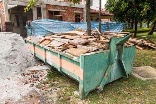Feltham community participating in waste removal