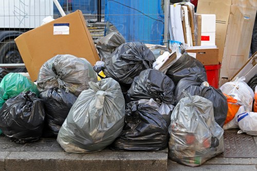 Professionals conducting home clearance in Feltham