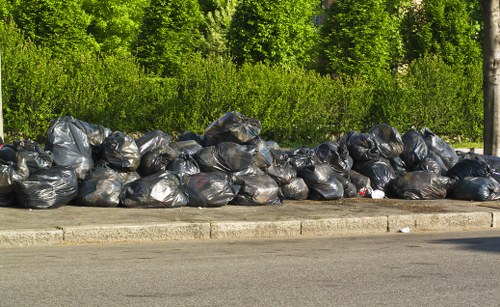 Variety of items being cleared from a home